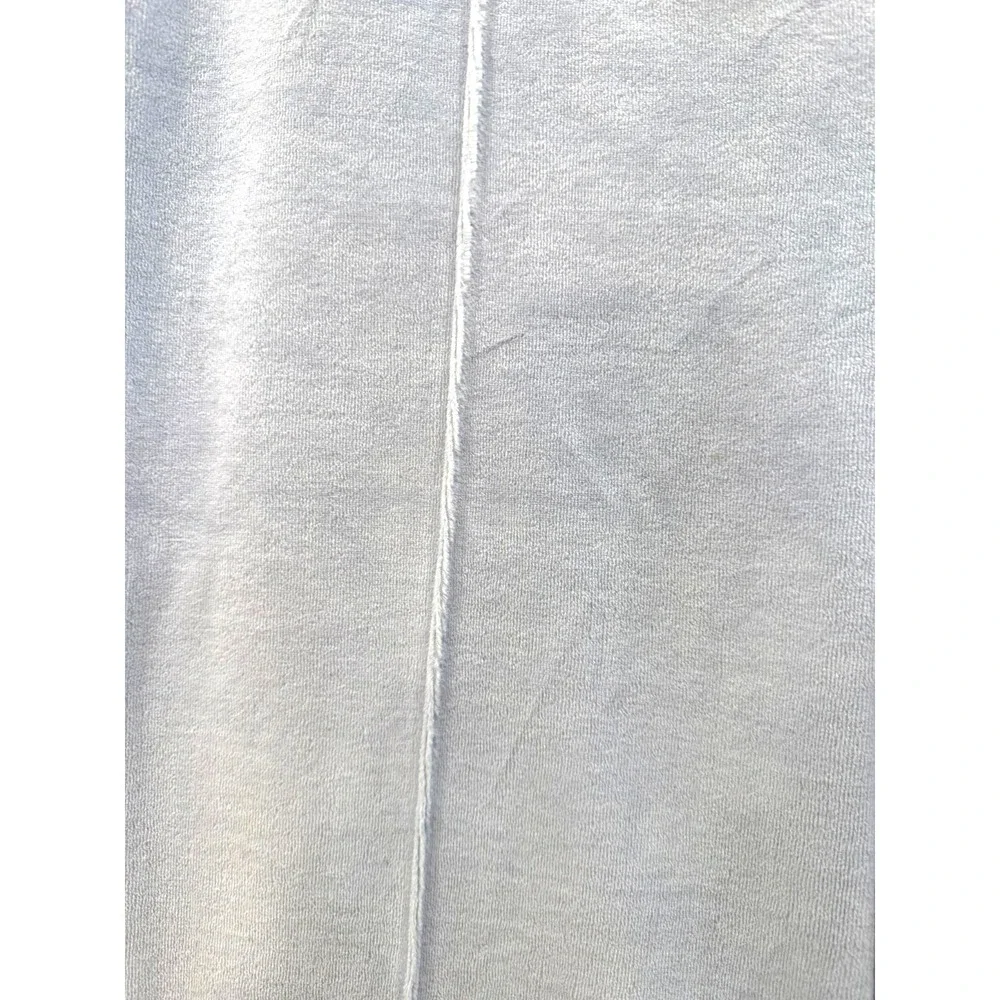 NWT Divided by‎ H&M XL Blue Velour Wide Leg Pintuck Seam Jog Pants